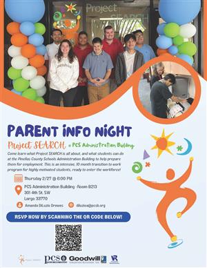 Parent Info Night Project Search